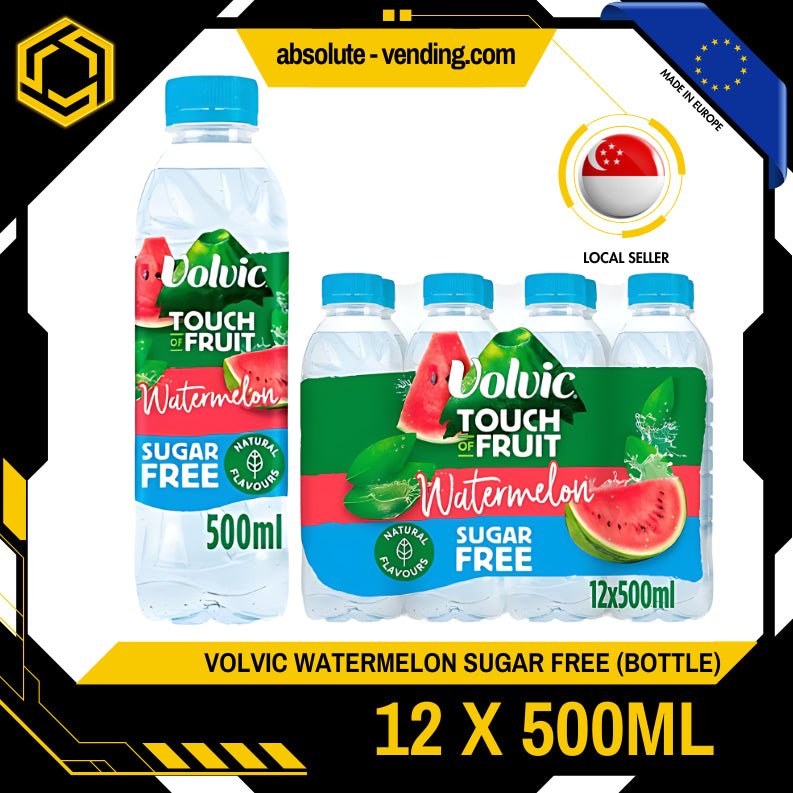 VOLVIC Watermelon Sugar Free 500ML X 12 (BOTTLE) - ABSOLUTE MARTVOLVIC Watermelon Sugar Free 500ML X 12 (BOTTLE)