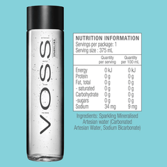 VOSS Artesian Sparkling Mineral Water 375ML X 24 (GLASS) - ABSOLUTE MARTVOSS Artesian Sparkling Mineral Water 375ML X 24 (GLASS)Sparkling Water