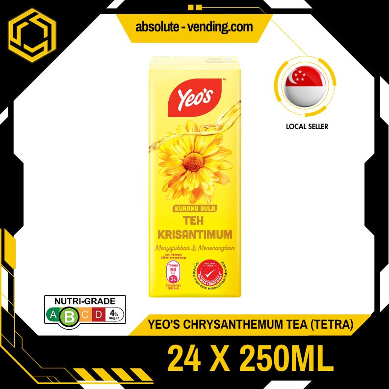YEO'S Chrysanthemum Tea 250ML X 24 (TETRA) - ABSOLUTE MARTYEO'S Chrysanthemum Tea 250ML X 24 (TETRA)