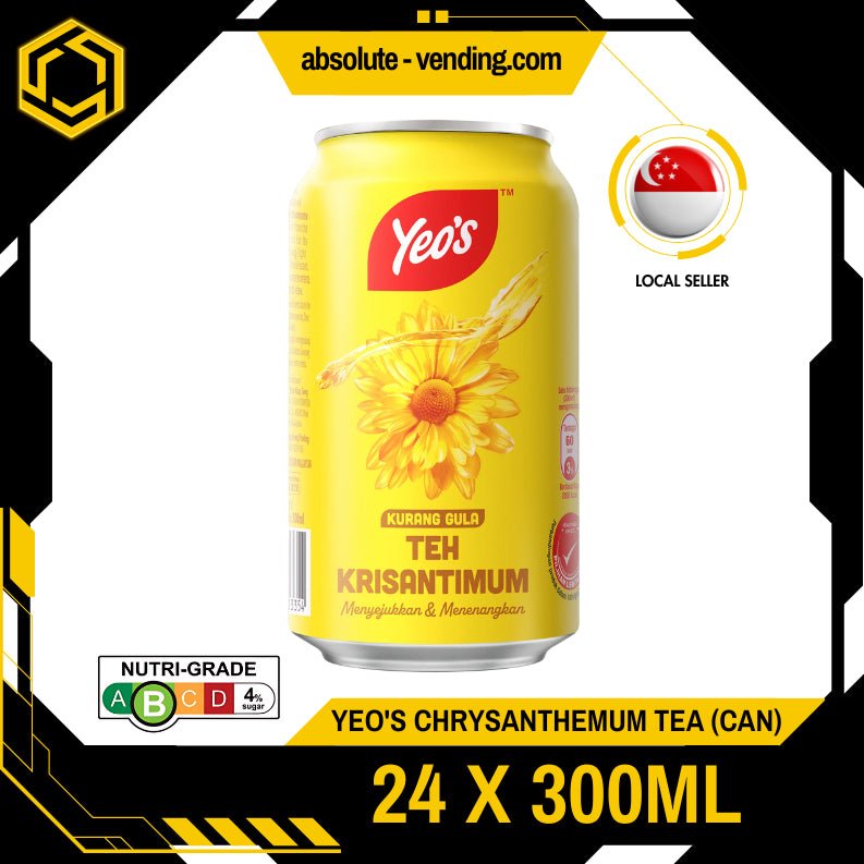 YEO'S Chrysanthemum Tea 300ML X 24 (CAN) - ABSOLUTE MARTYEO'S Chrysanthemum Tea 300ML X 24 (CAN)