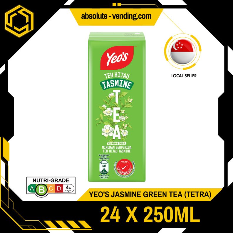 YEO'S Green Tea 250ML X 24 (TETRA) - ABSOLUTE MARTYEO'S Green Tea 250ML X 24 (TETRA)