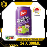 YEO'S JusTea Whitegrape 300ML X 24 (CAN) - ABSOLUTE MARTYEO'S JusTea Whitegrape 300ML X 24 (CAN)