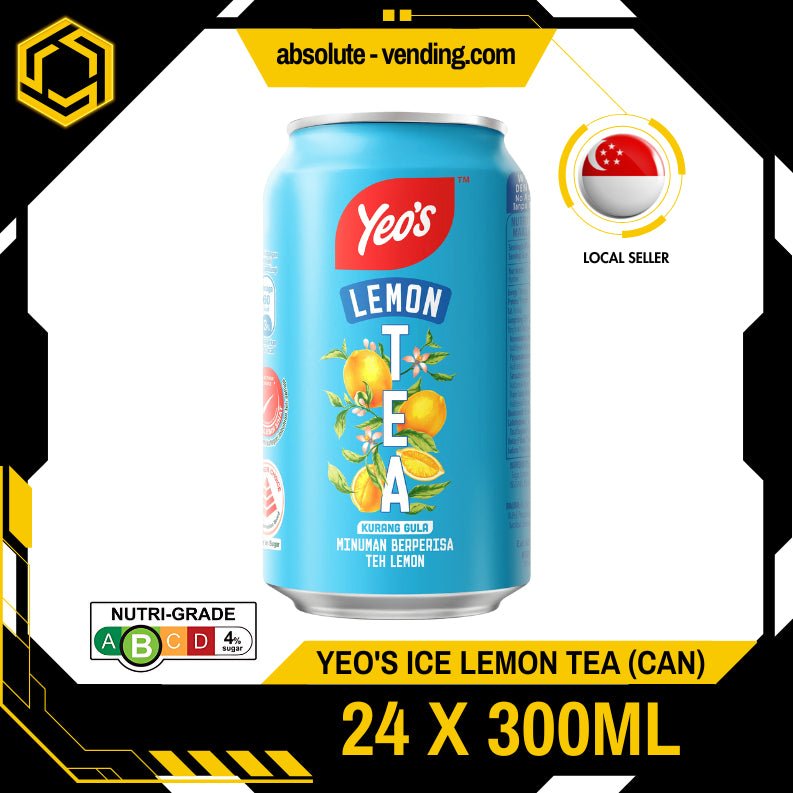 YEO'S Lemon Tea 300ML X 24 (CAN) - ABSOLUTE MARTYEO'S Lemon Tea 300ML X 24 (CAN)