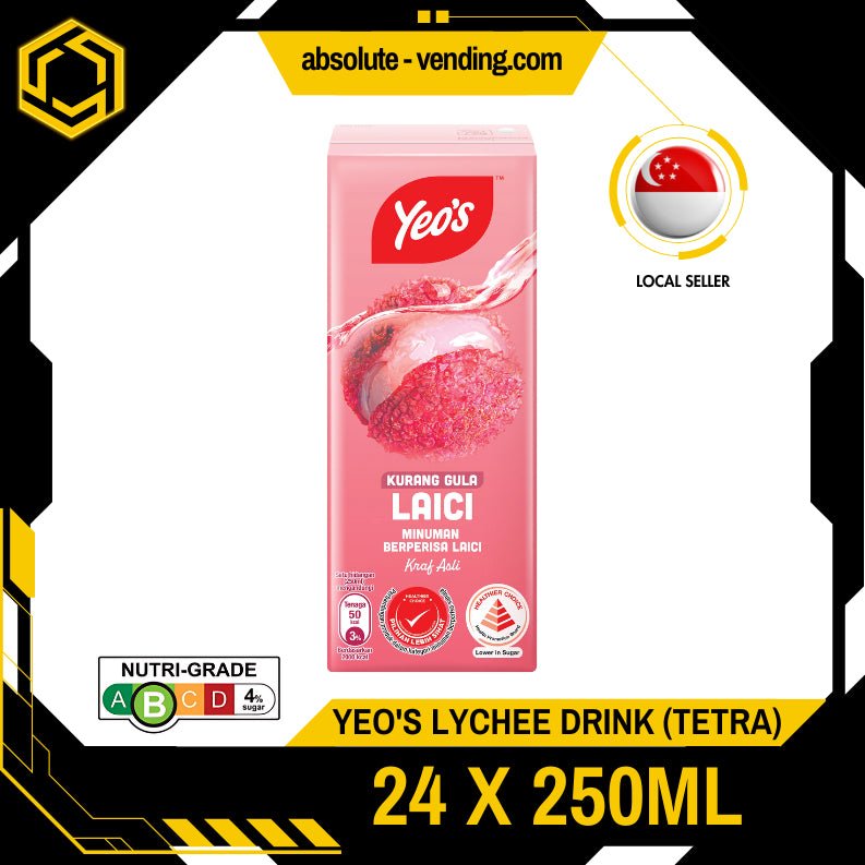 YEO'S Lychee 250ML X 24 (TETRA) - ABSOLUTE MARTYEO'S Lychee 250ML X 24 (TETRA)