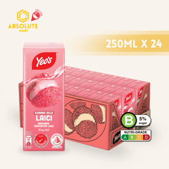 YEO'S Lychee 250ML X 24 (TETRA) - ABSOLUTE MARTYEO'S Lychee 250ML X 24 (TETRA)Fruit Drinks