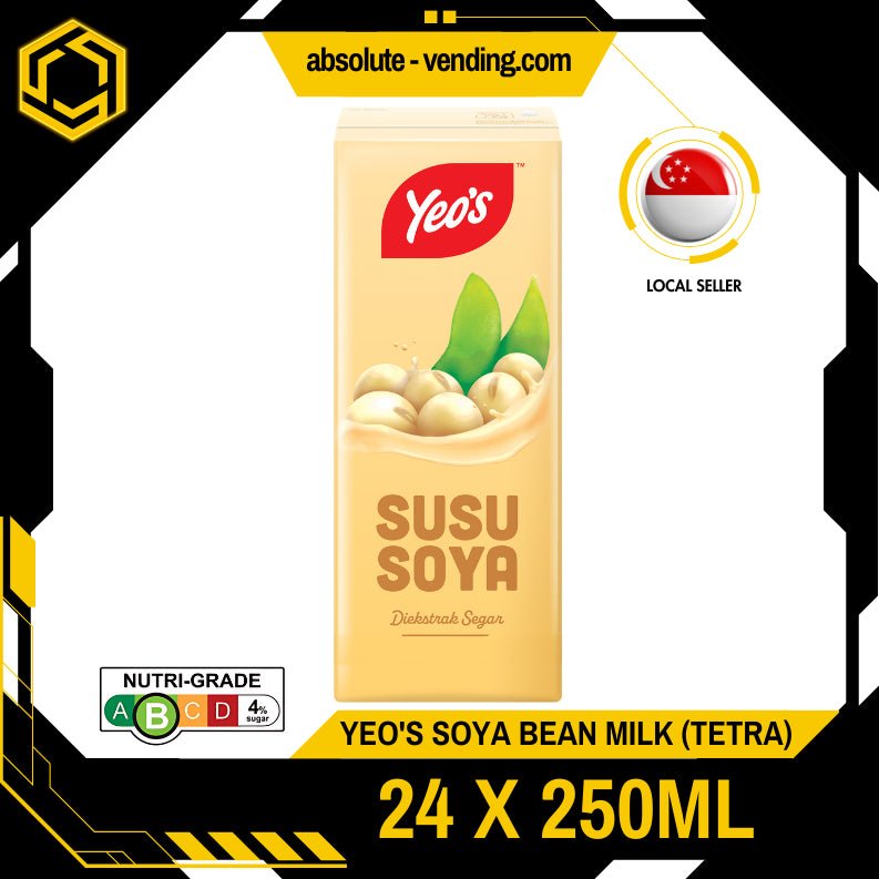 YEO'S Soya Bean 250ML X 24 (TETRA) - ABSOLUTE MARTYEO'S Soya Bean 250ML X 24 (TETRA)