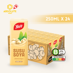 YEO'S Soya Bean 250ML X 24 (TETRA) - ABSOLUTE MARTYEO'S Soya Bean 250ML X 24 (TETRA)Asian Drinks