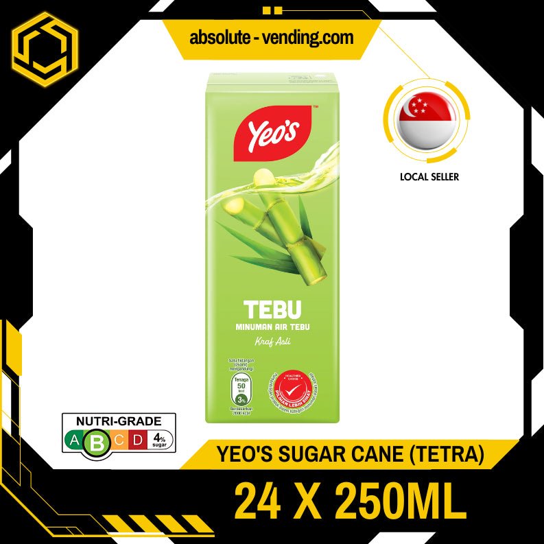 YEO'S Sugar Cane 250ML X 24 (TETRA) - ABSOLUTE MARTYEO'S Sugar Cane 250ML X 24 (TETRA)