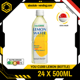 YOU C1000 Lemon Isotonic Water 500ML X 24 (BOTTLE) - ABSOLUTE MARTYOU C1000 Lemon Isotonic Water 500ML X 24 (BOTTLE)