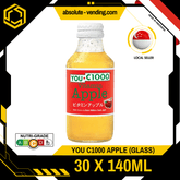 YOU C1000 Vitamin Apple140ML X 30 (BOTTLE) - ABSOLUTE MARTYOU C1000 Vitamin Apple140ML X 30 (BOTTLE)