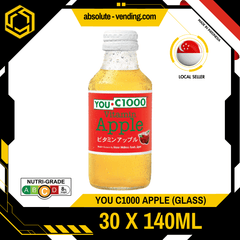 YOU C1000 Vitamin Apple140ML X 30 (BOTTLE) - ABSOLUTE MARTYOU C1000 Vitamin Apple140ML X 30 (BOTTLE)
