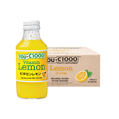 YOU C1000 Vitamin Lemon 140ML X 30 (GLASS) - ABSOLUTE MARTYOU C1000 Vitamin Lemon 140ML X 30 (GLASS)Vitamin Water