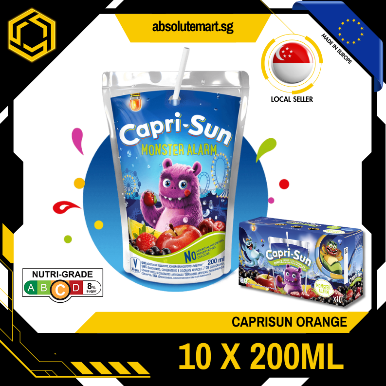 CAPRISUN Monster Alarm Mixed Juice 200ML X 10 (TETRA)