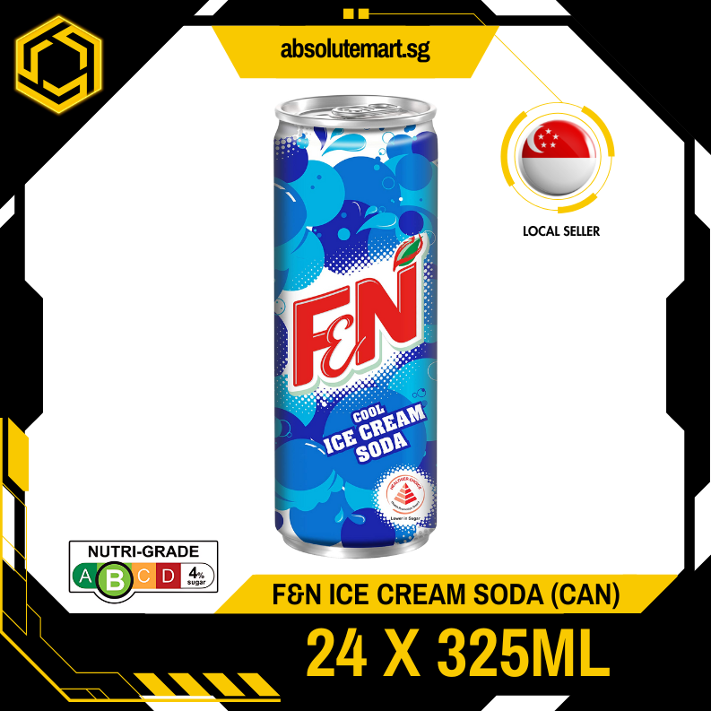 F&N Ice Cream Soda 325ML X 24 (CAN)