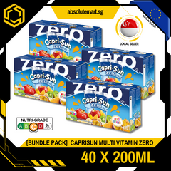 [BUNDLE PACK] CAPRISUN Multi Vitamin ZERO 200ML X 10 X 4 (TETRA)