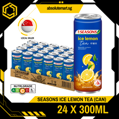 F&N SEASONS Lemon Tea 300ML X 24 (CAN)