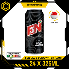 F&N Soda Water 325ML X 24 (CAN)