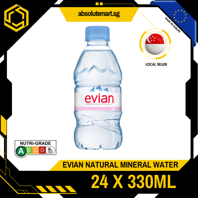 EVIAN Mineral Water 330ML X 24 (BOTTLE)