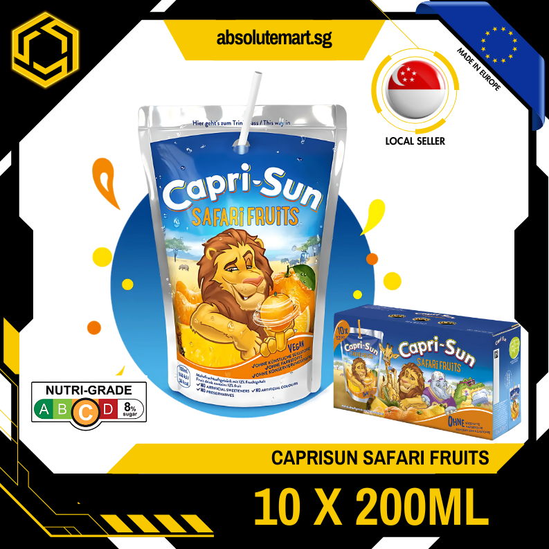 CAPRISUN Safari Fruits Juice 200ML X 10 (TETRA)
