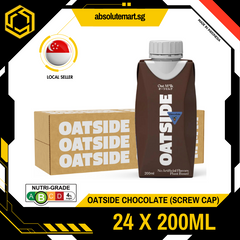 [SCREW CAP] OATSIDE Chocolate Edition Oat Milk 200ML X 24 (TETRA)