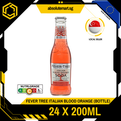 FEVER TREE Premium Italian Blood Orange Soda 200ML X 24 (GLASS)