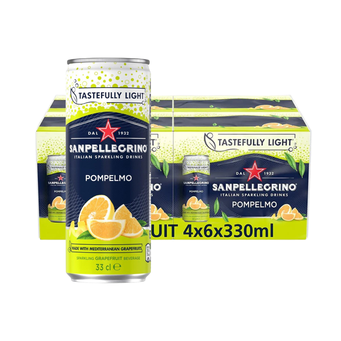 [CARTON] SAN PELLEGRINO Pompelmo Tastefully Light Sparkling Beverage 330ML X 24 (CAN)