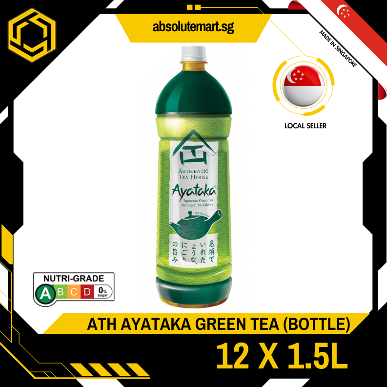 AUTHENTIC TEA HOUSE Ayataka Green Tea 1.5L X 12 (BOTTLES)