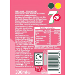 7UP Pink Lemonade Zero 330ML X 24 (CAN) - ABSOLUTE MART7UP Pink Lemonade Zero 330ML X 24 (CAN)Cola & Classic Sodas