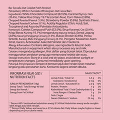 [TWIN PACK] OATSIDE Strawberry Wholegrain Cereal Bar 2 Pack X 12 X 18G