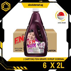 F&N Grape Syrup 2L X 6 (BOTTLE)