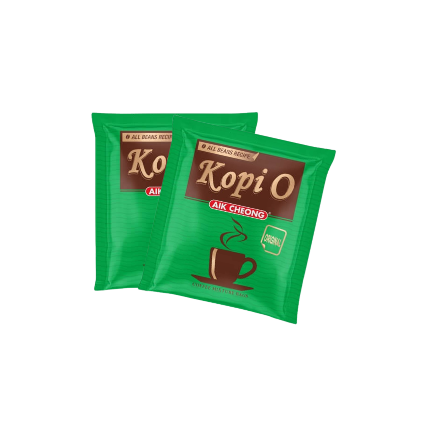 [TWIN PACK] AIK CHEONG KOPI O 2-IN-1 2 PACKS X 80 STICKS X 10G (SACHETS)