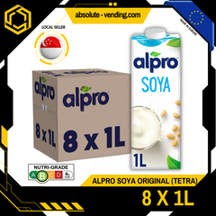 ALPRO Original Soy Milk 1L X 8 (TETRA)