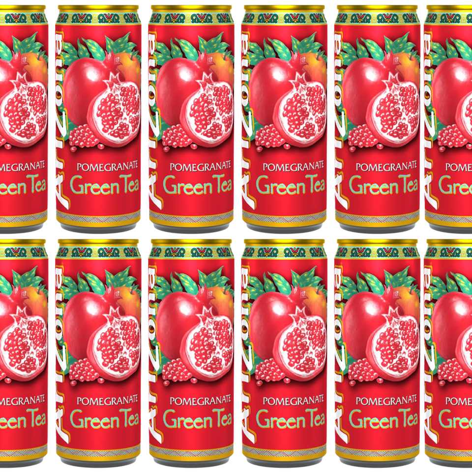 ARIZONA Pomegranate Green Tea 330ML X 12 (CAN)