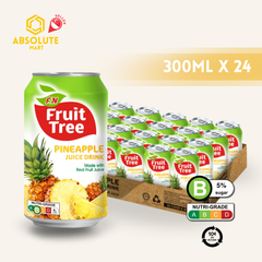 [BCRS] F&N FRUITREE Pineapple Juice 300ML X 24 (CAN)