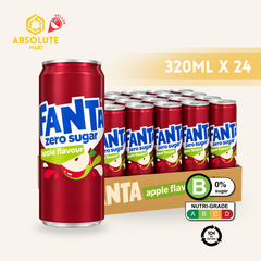 [BCRS] FANTA Apple Zero 320ML X 24 (CAN)