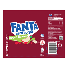 [BCRS] FANTA Apple Zero 320ML X 24 (CAN)