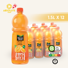 [BCRS] MINUTE MAID PLUS Orange 1.5L X 12 (BOTTLE)