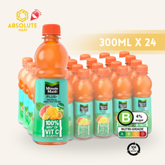[BCRS] MINUTE MAID PLUS Tropical Mixed Fruit Drink 300ML X 24 (BOTTLE)