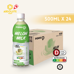 [BCRS] POKKA Melon Milk 500ML X 24 (BOTTLE)