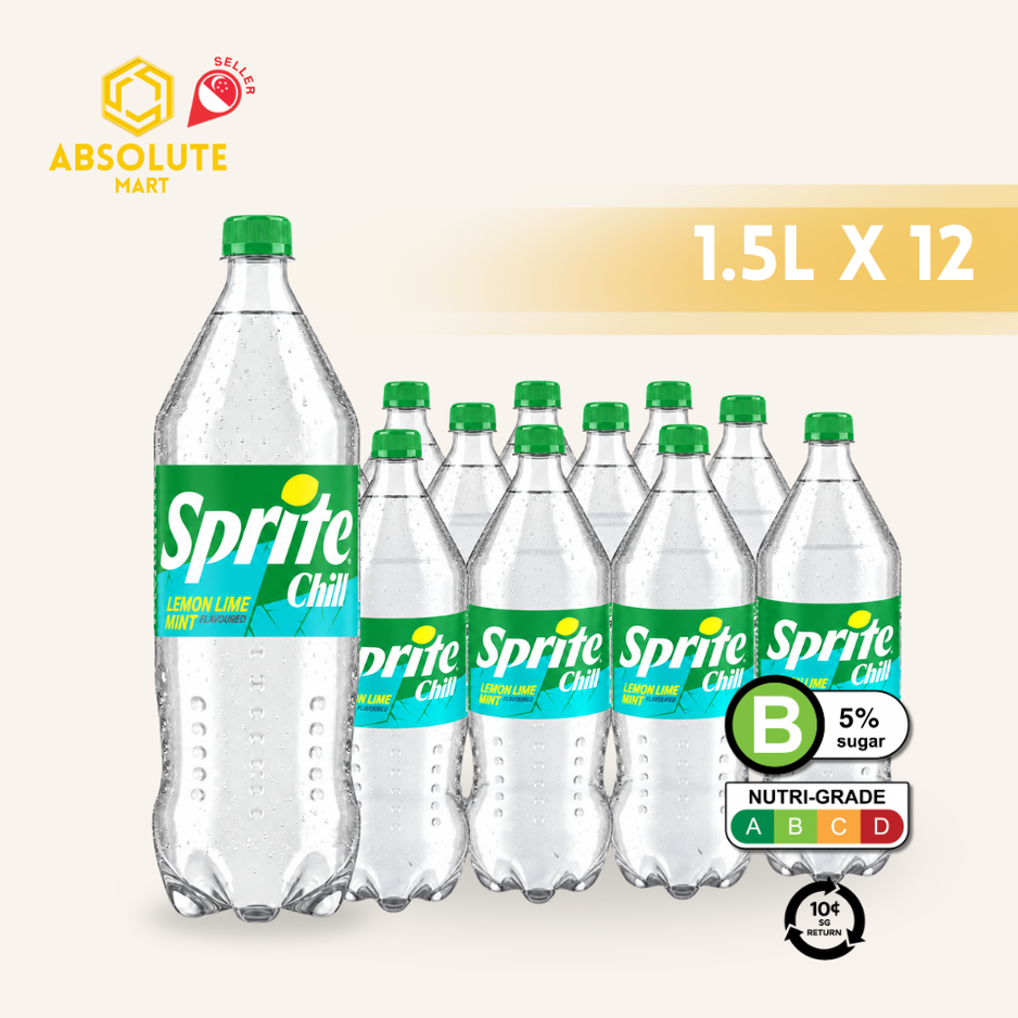 [BCRS] SPRITE Chill Lemon Lime 1.5L X 12 (BOTTLE)