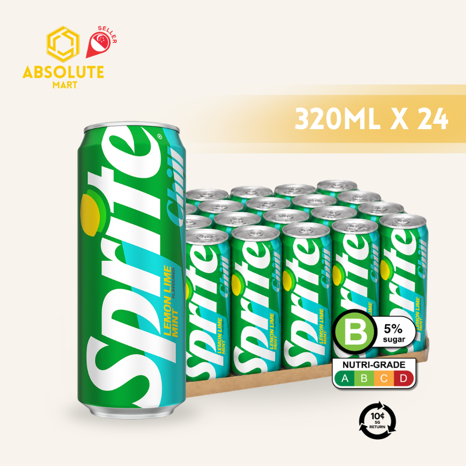 [BCRS] SPRITE Chill Lemon Lime 320ML X 24 (CAN)