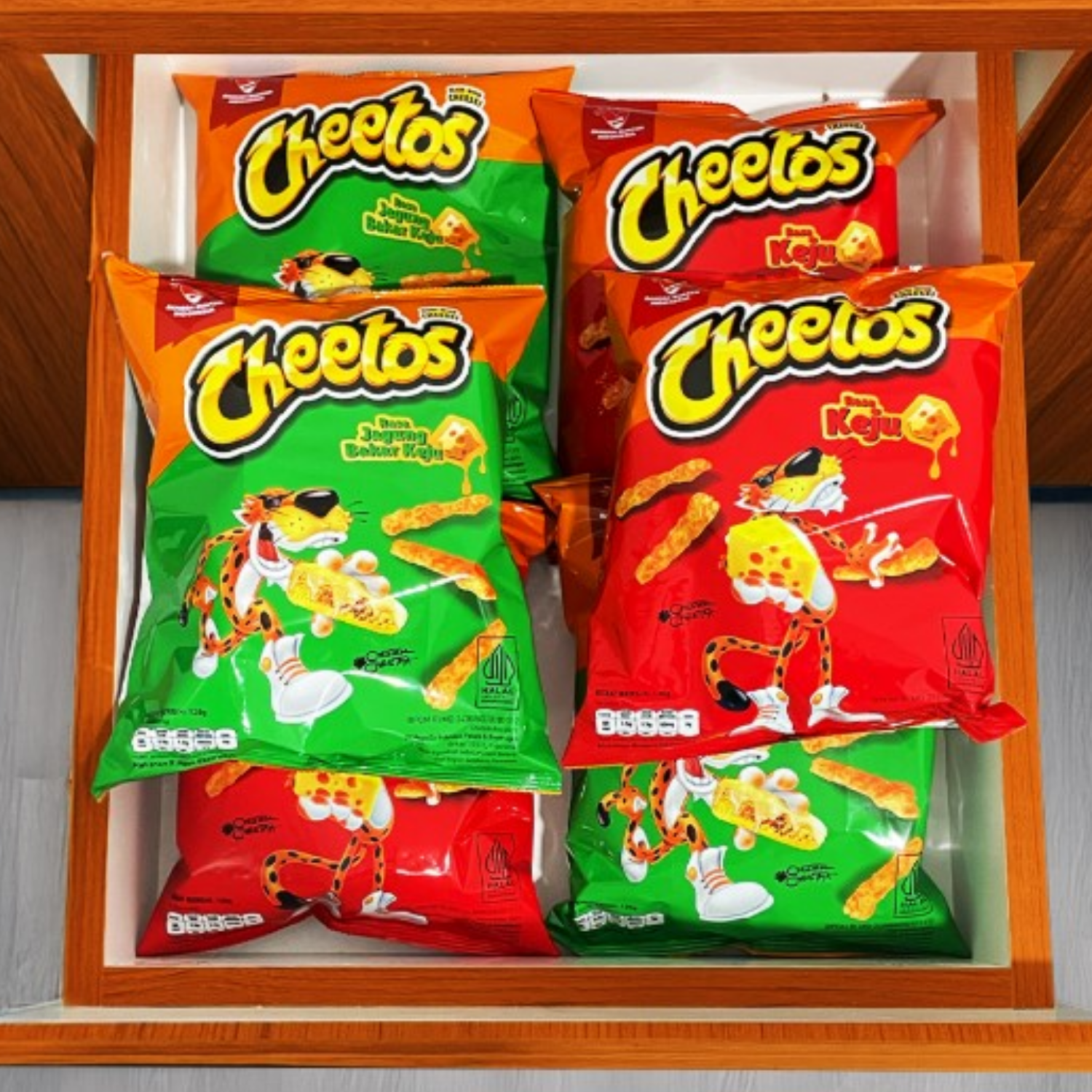 [CARTON] CHEETOS Original Cheese Flavour 60G X 30 (PACKETS)