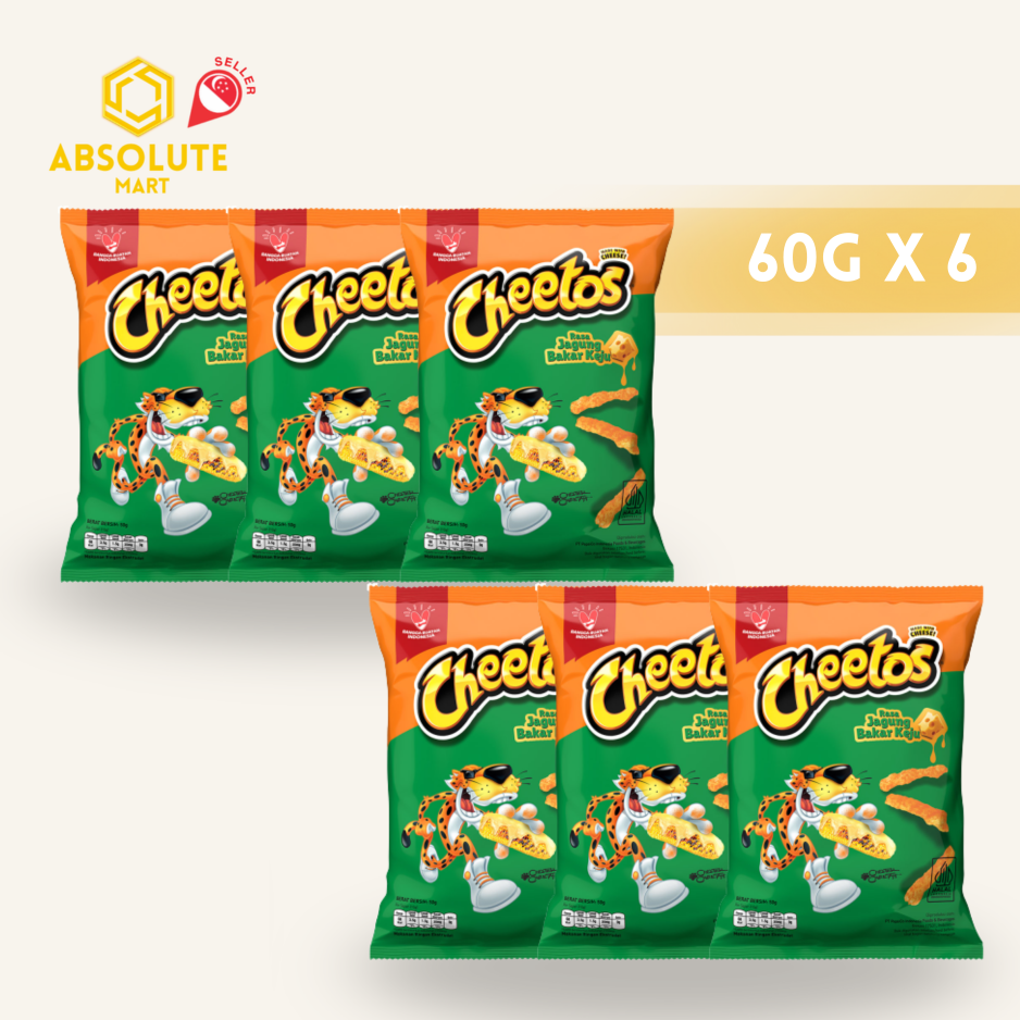 [SINGLE BUNDLE] CHEETOS Roasted Corn & Cheese 60G X 6 (PACKETS)