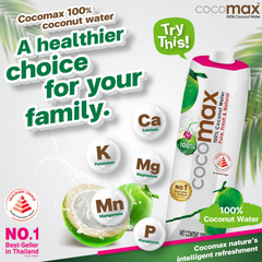 COCOMAX 100% Coconut Water 500ML X 24 (BOTTLE)