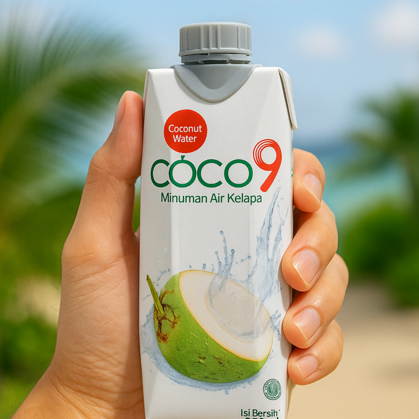COCO9 100% Coconut Water 250ML X 24 (TETRA)