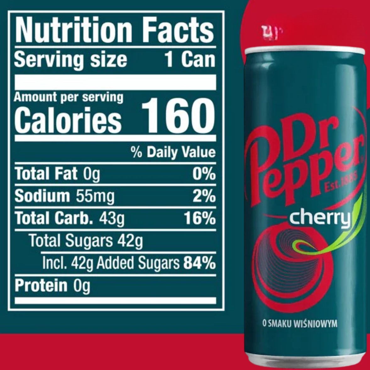 DR PEPPER Cherry 330ML X 24 (CANS)