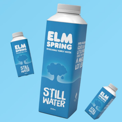 ELM Irish Spring Water 330ML X 12 (TETRA) [ECO-FRIENDLY]