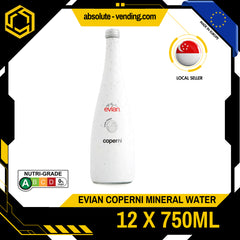 [LIMITED EDITION] EVIAN COPERNI Mineral Water 750ML X 12 (GLASS)