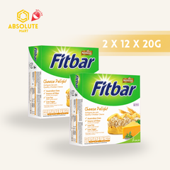 [TWIN PACK] FITBAR Cheese Delight 20G X 12 X 2 (PACK)