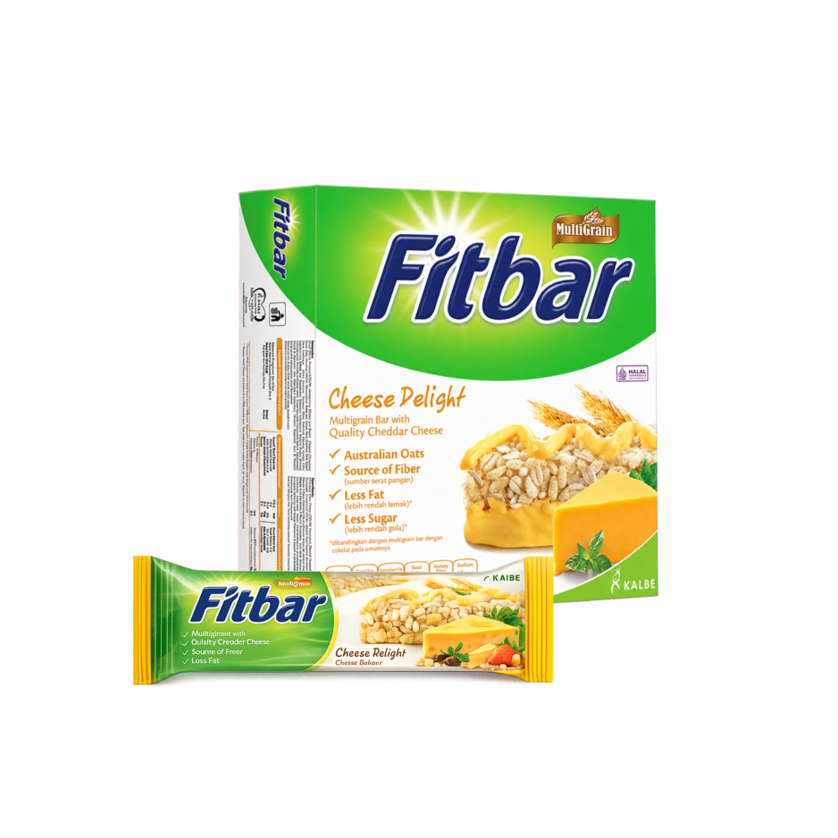 [TWIN PACK] FITBAR Cheese Delight 20G X 12 X 2 (PACK)
